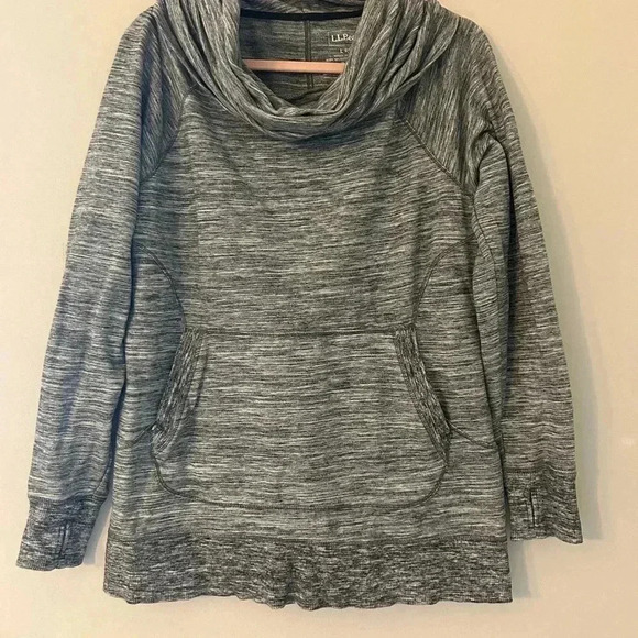 Women's L.L.Bean Cozy Pullover, Marled Size Large - Picture 1 of 4